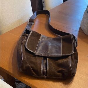 Cole Haan 2 tone Brown Crossbody Bag